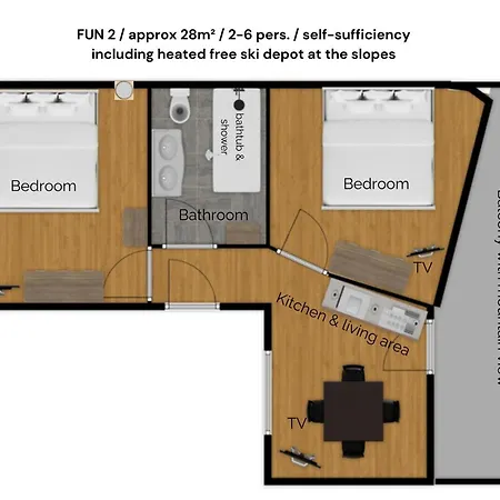 Nassfeld Apartament *