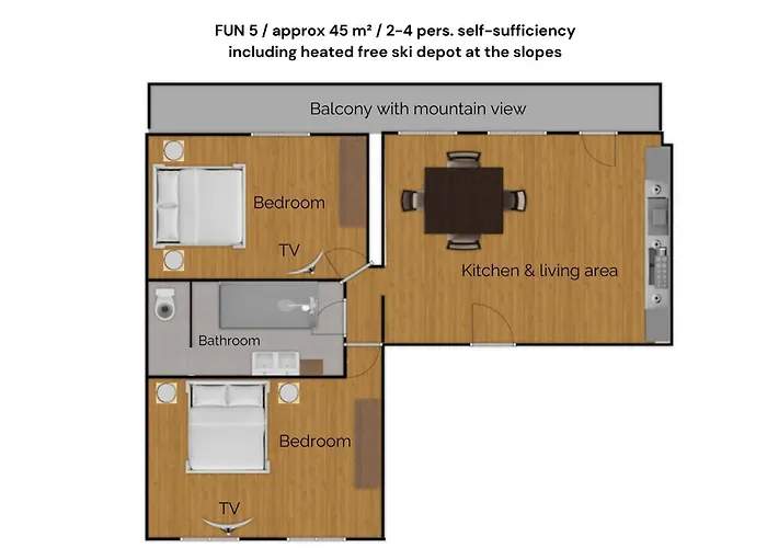 Ferienwohnung Nassfeld - Badestrand Inklusive